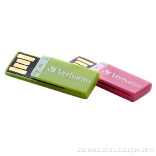 Mini Slip USB Flash Drives with High-speed USB 2.0 Interface, Used for PC